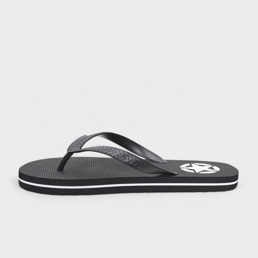 Jeep Mens Sunny Thong Sandals In Black