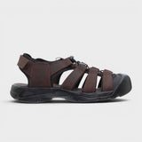 Jeep Mens Pathfinder Sandal In Brown