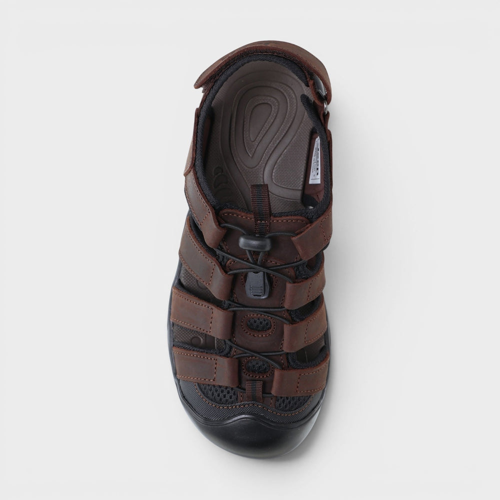 Jeep Mens Pathfinder Sandal In Brown
