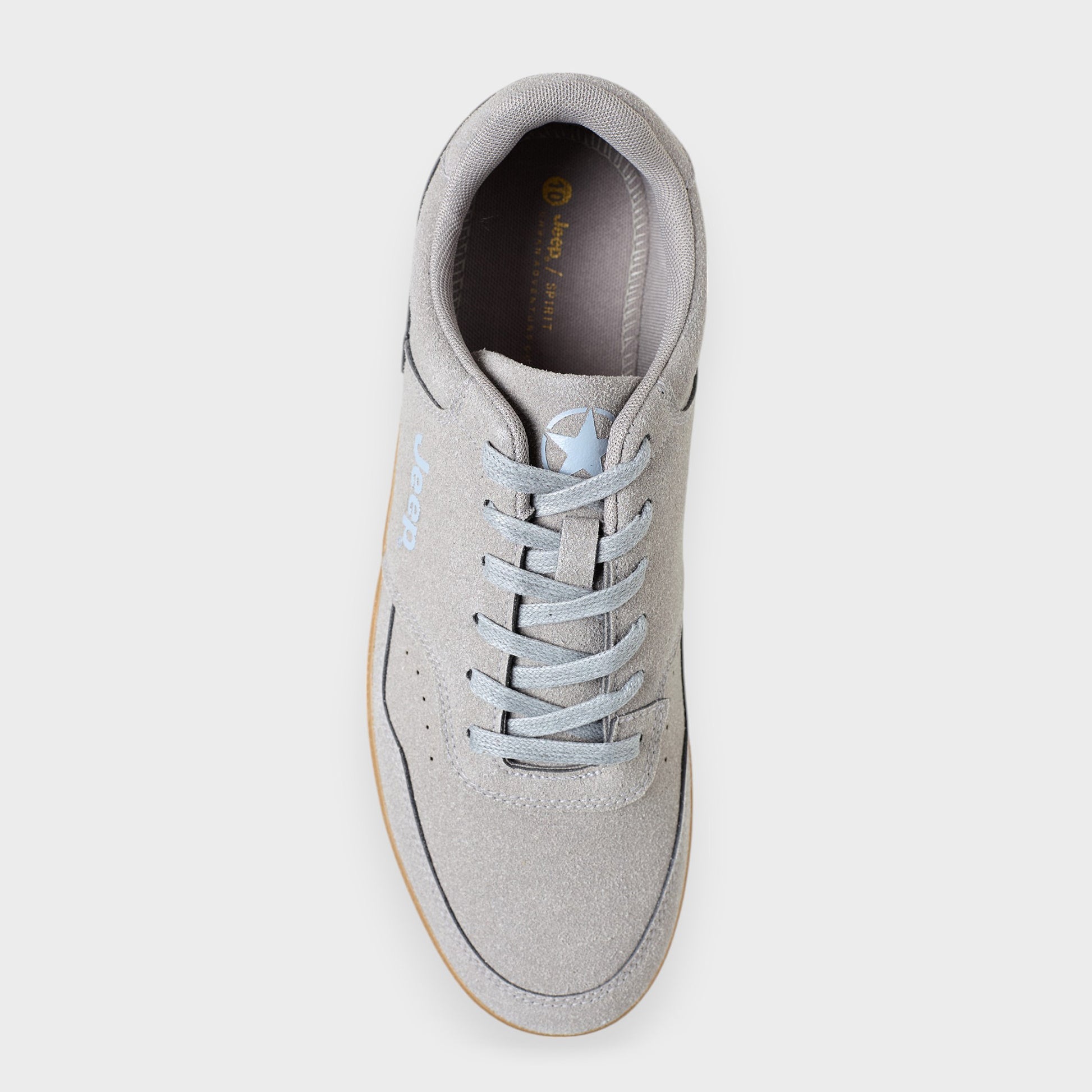 Jeep Unisex Grey Hurricane Sneakers