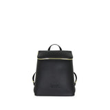 Fenn Gold Zip Backpack In Black
