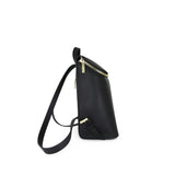 Fenn Gold Zip Backpack In Black