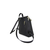 Fenn Gold Zip Backpack In Black