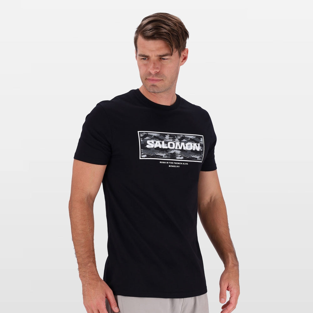 Salomon Mens Force Short Sleeve T-Shirt In Black