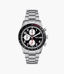 Fossil mens Sport Tourer Chronograph Stainless Steel Watch Black