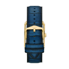 Fossil Carraway Blue Leather Watch