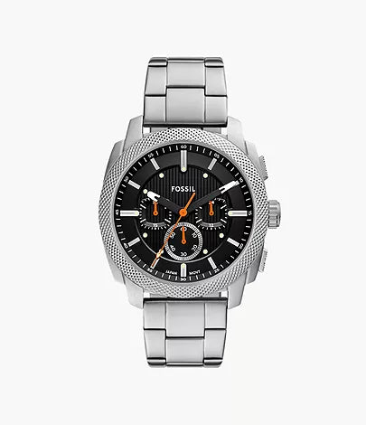 Fossil mens Machine Chronograph Stainless Steel Watch