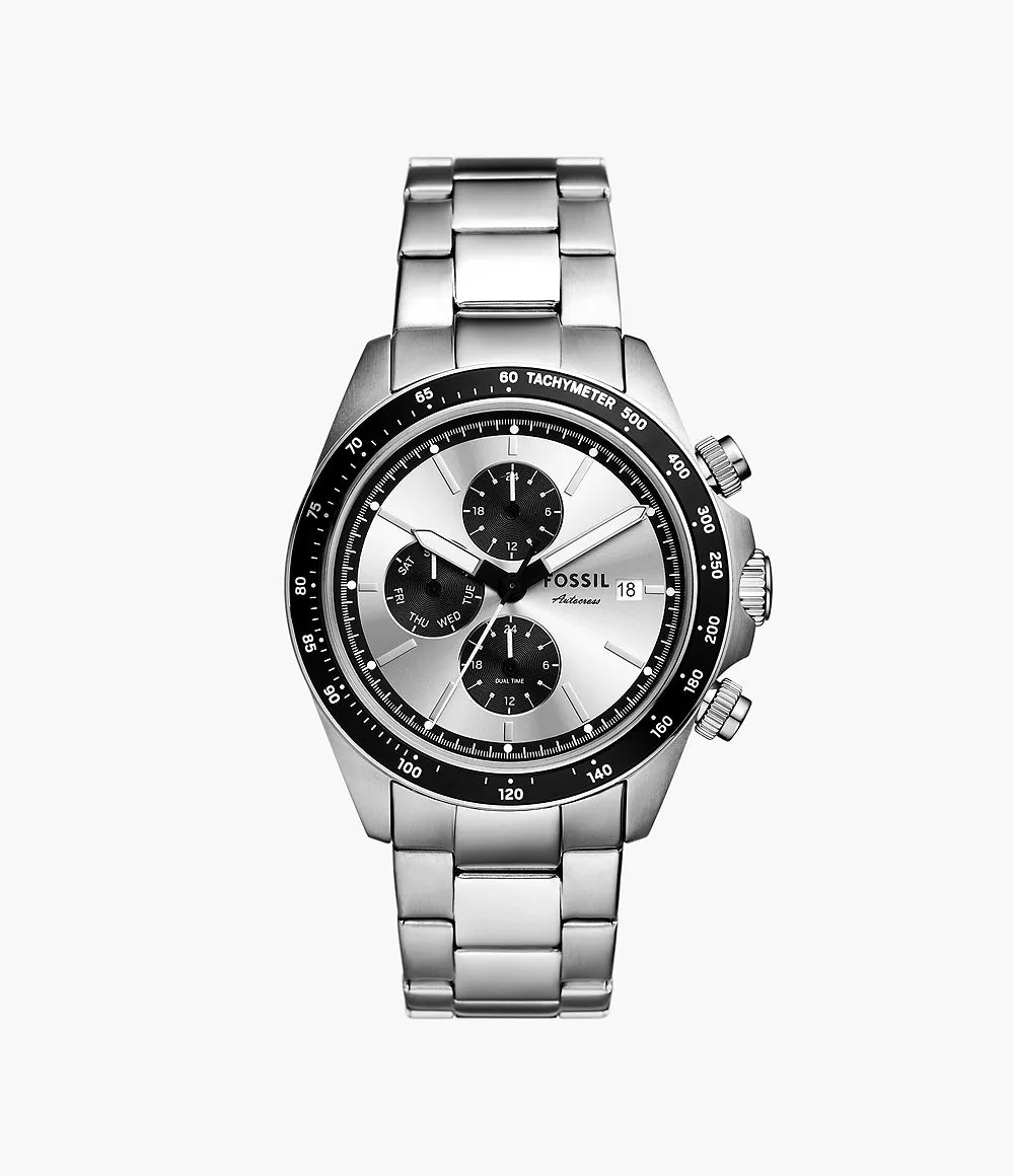 Fossil Autocross Multifunction Stainless Steel Watch