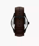Fossil Mens Pearson Leather Watch In Brown