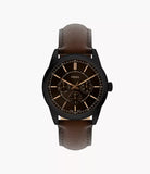 Fossil Mens Pearson Leather Watch In Brown