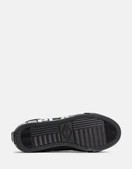 Replay Mens Snap Campus Shoes Black And White