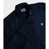 Ben Sherman Mens Long Sleeves Target Shirt In Navy
