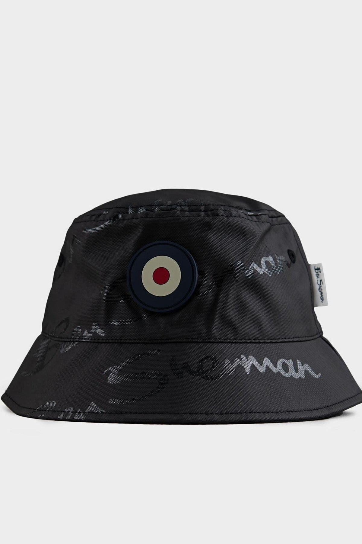 Ben Shereman Wax Plastisol Black Bucket Hat