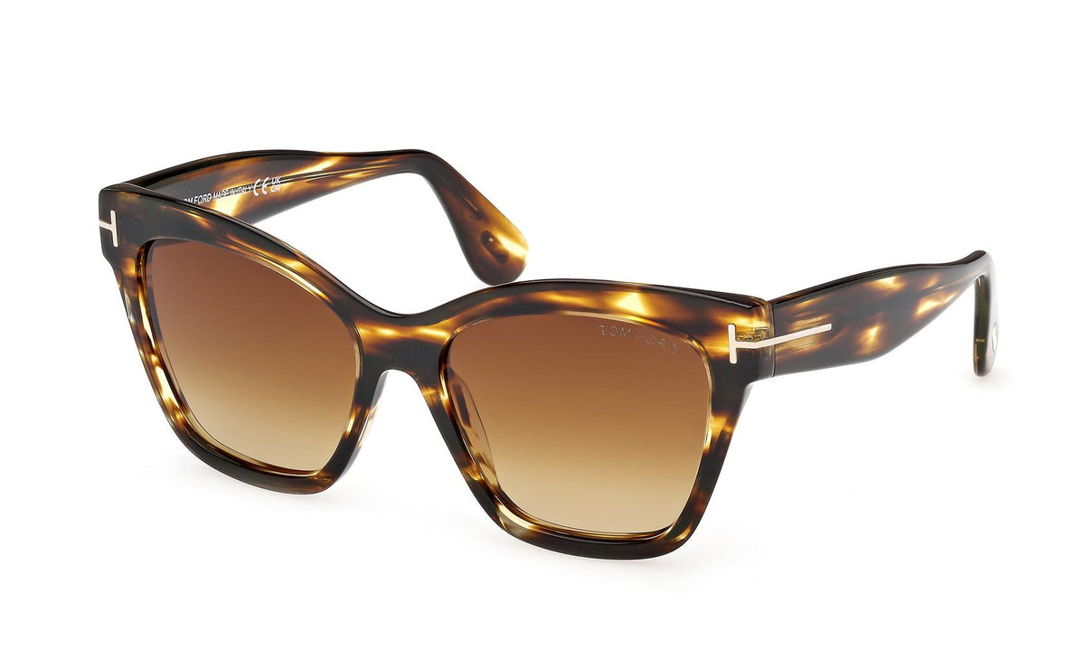 Tom Ford Womens Elvira Sunglasses In Coloured Havana