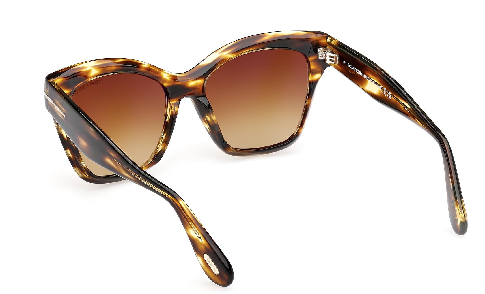 Tom Ford Womens Elvira Sunglasses In Coloured Havana