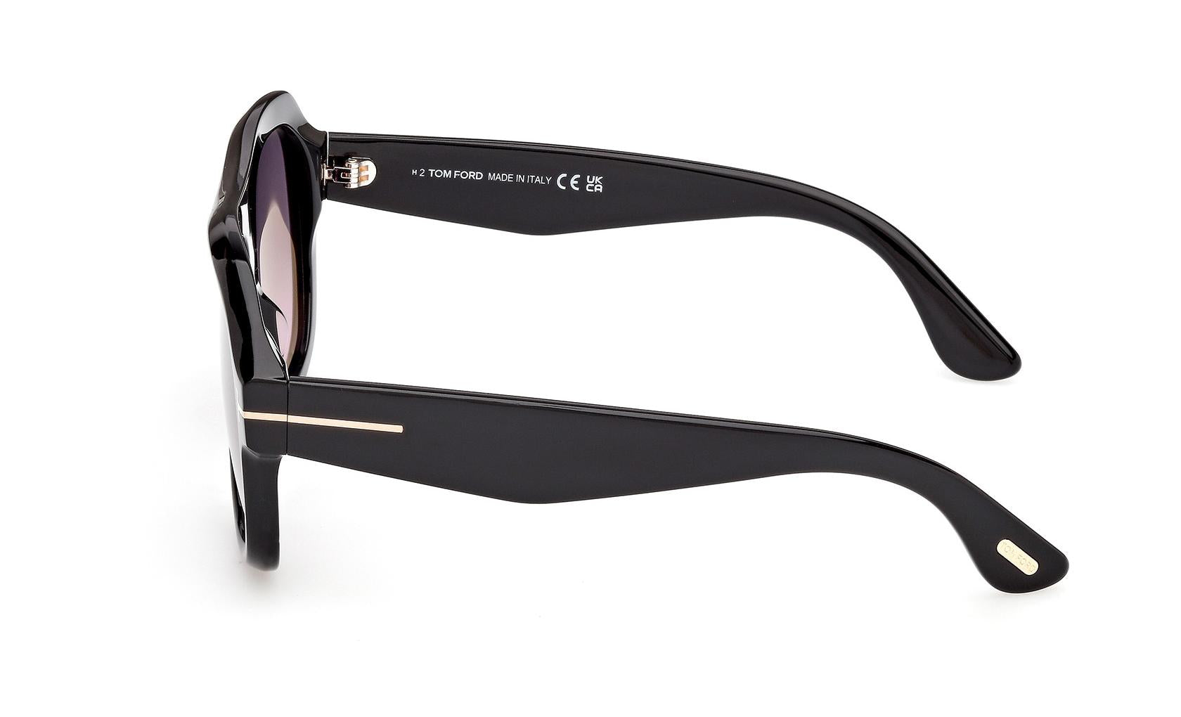 Tom Ford Rhonda Unisex Sunglasses In Black