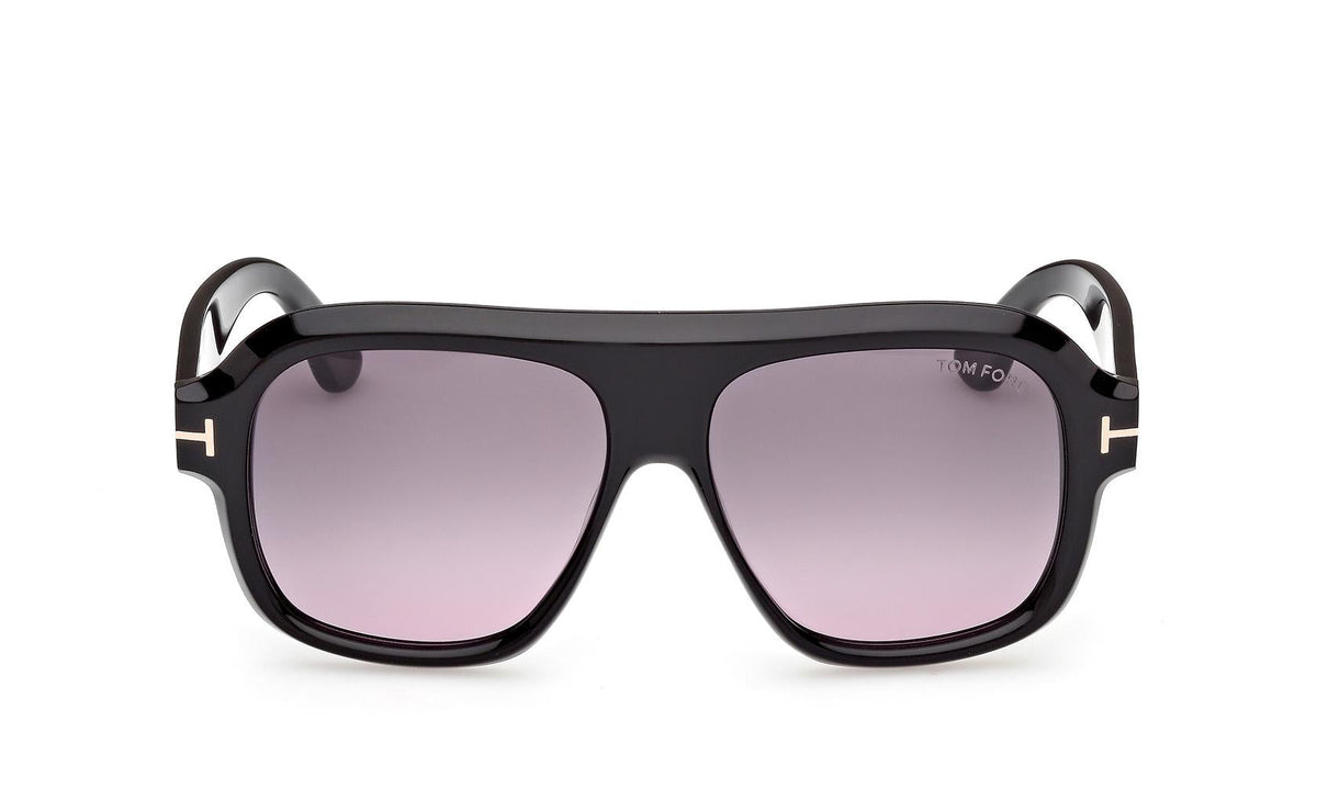 Tom Ford Rhonda Unisex Sunglasses In Black