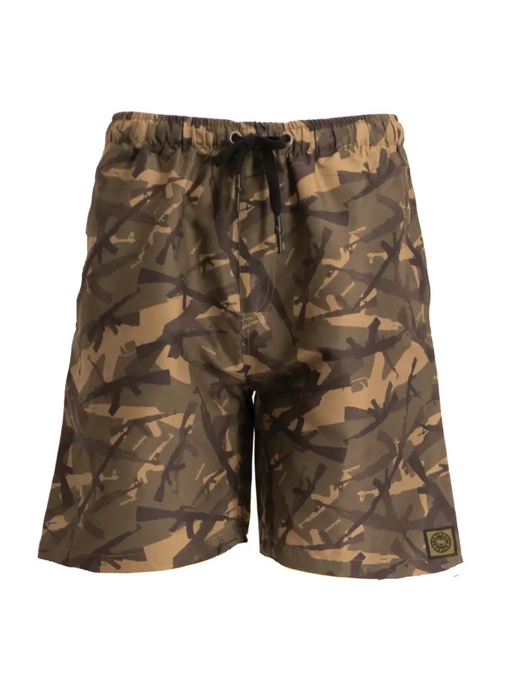 Sniper Boys Fays Full Auto 23 Youth Swim Shorts In Army Green