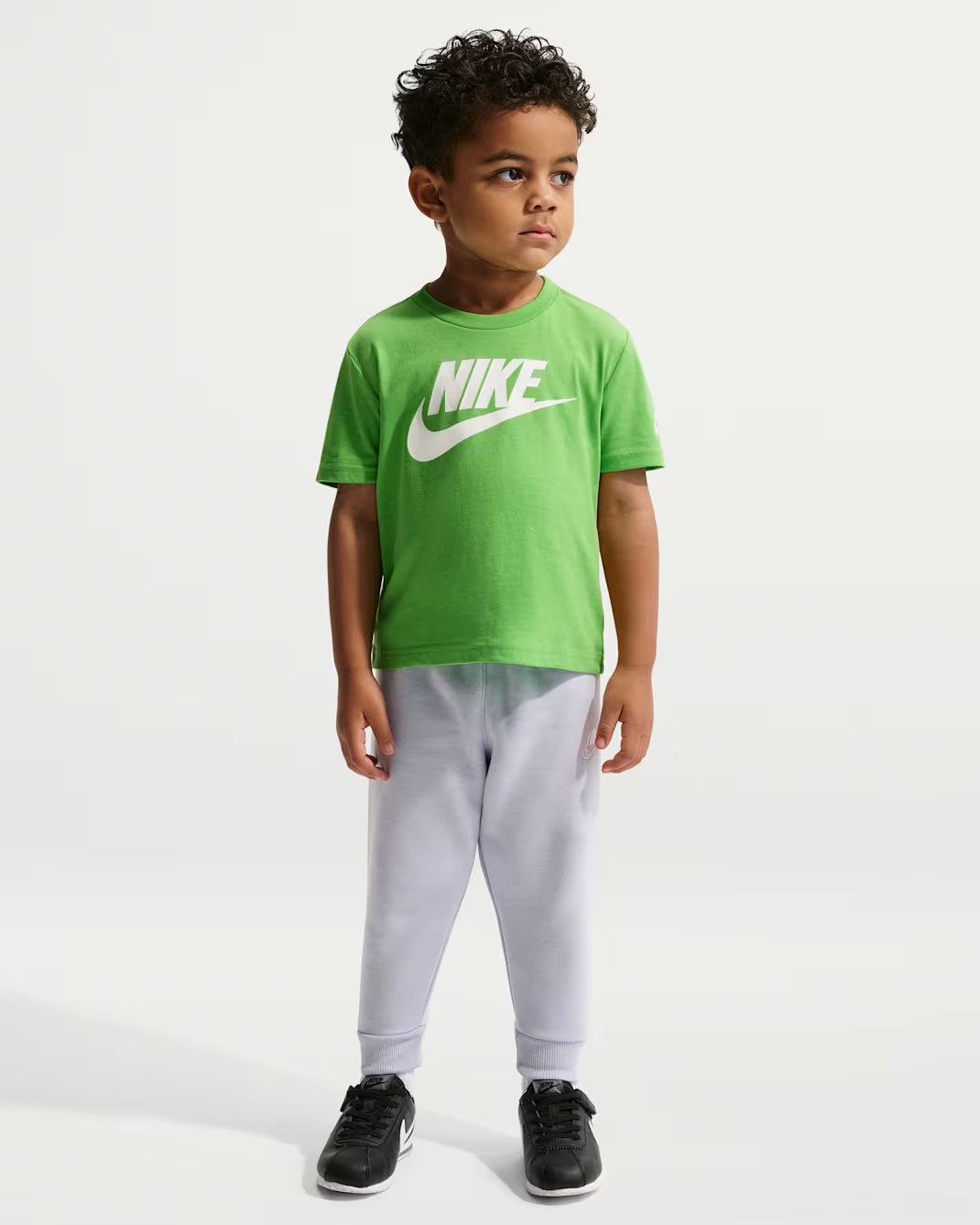 Nike Kiddies Boys Future Evergreen T-Shirts In Mean Green