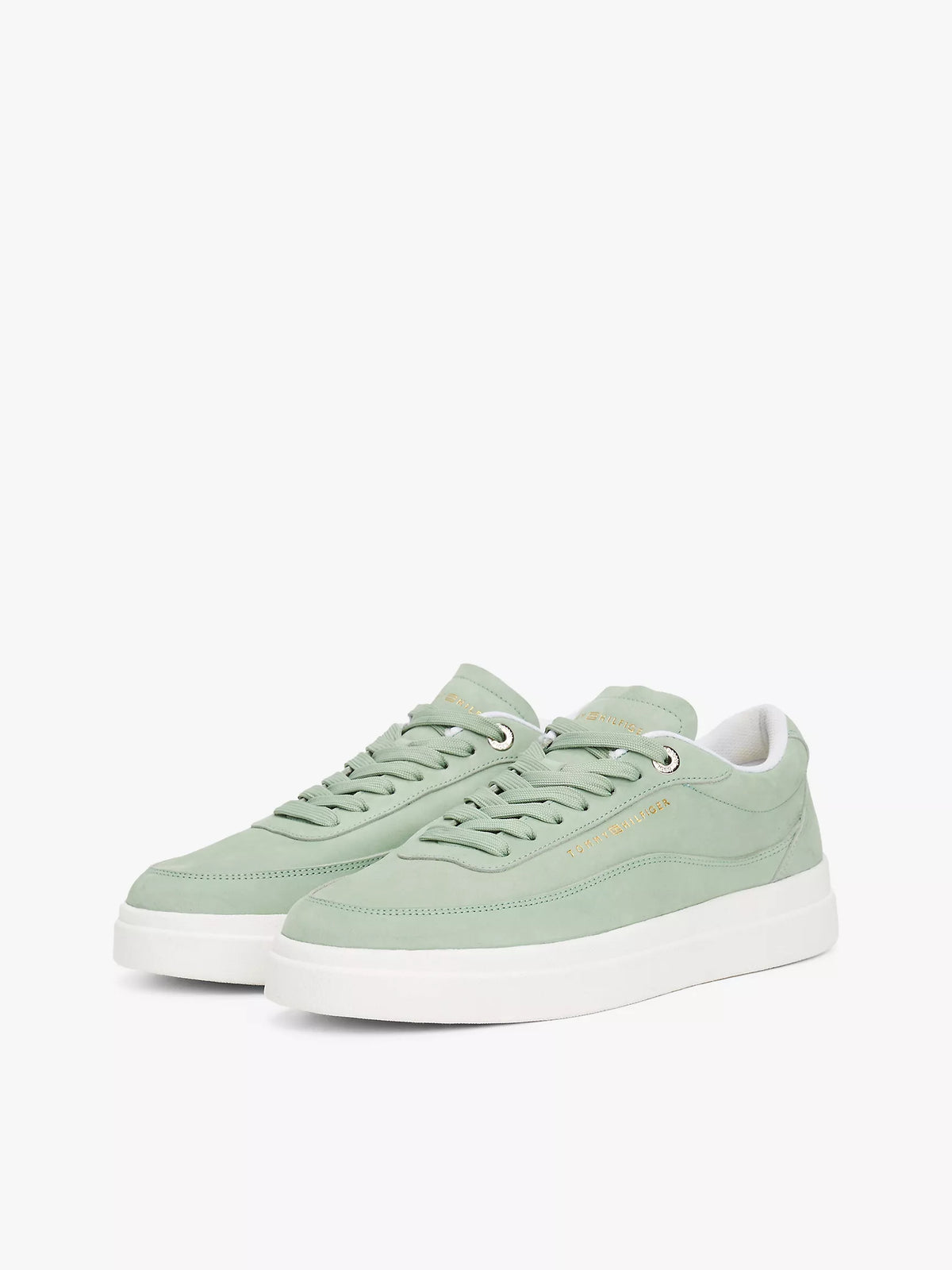 Tommy Hilfiger Womens Nubuck Sneakers Flora