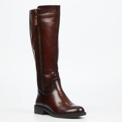 Miss Black Ladies Fyre 1 Boots In Chocolate
