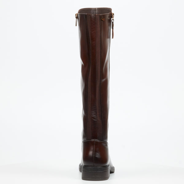Miss Black Ladies Fyre 1 Boots In Chocolate