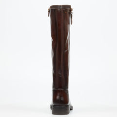 Miss Black Ladies Fyre 1 Boots In Chocolate