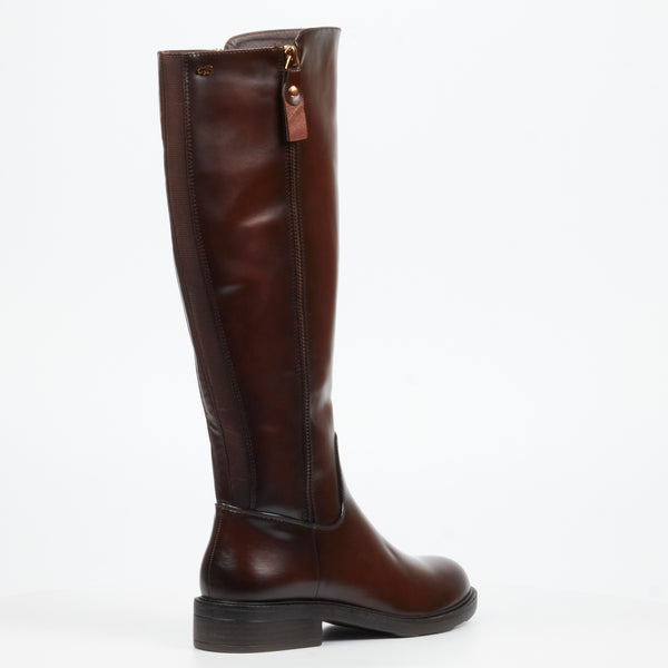 Miss Black Ladies Fyre 1 Boots In Chocolate