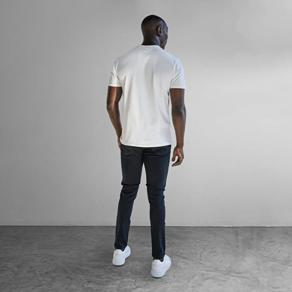 Fade Iconic Badge T-Shirt White