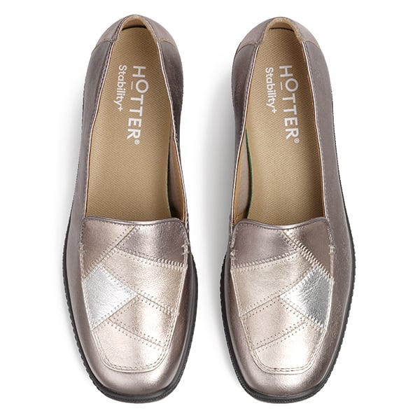 Hotter Womens Faith II Shoes In Pewter