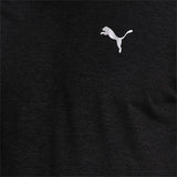 Puma Mens Run Favorite Heather Short Sleeves T-Shirt In Black
