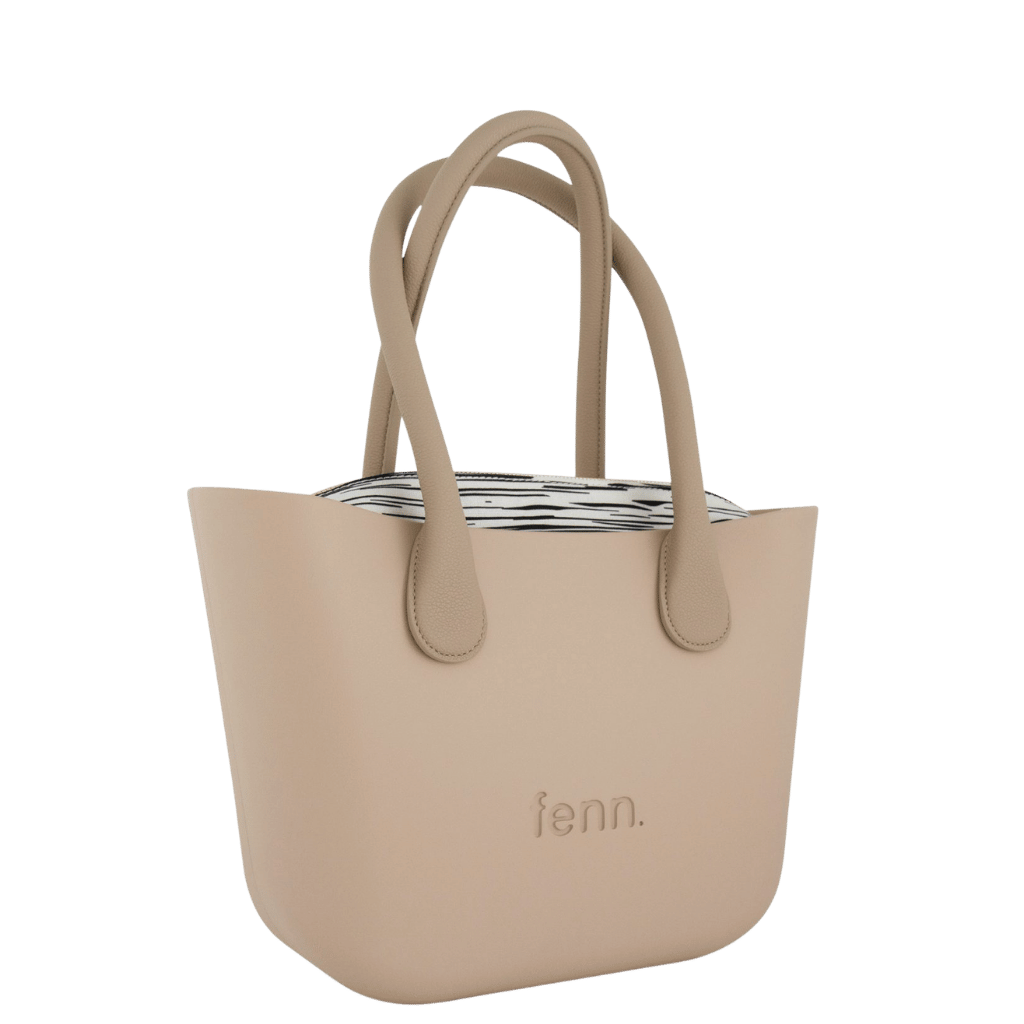 Fenn Stone Handle Tote Bag In Sand