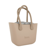Fenn Stone Handle Tote Bag In Sand