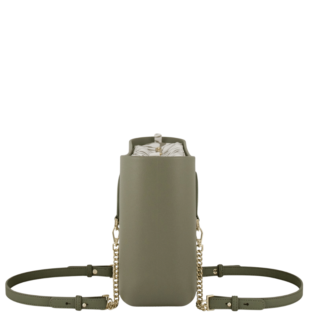 Fenn Gold Chain Tote Bag In Watercress