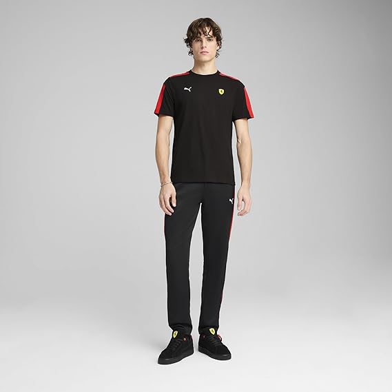 Puma Ferrari T-Shirts In Black
