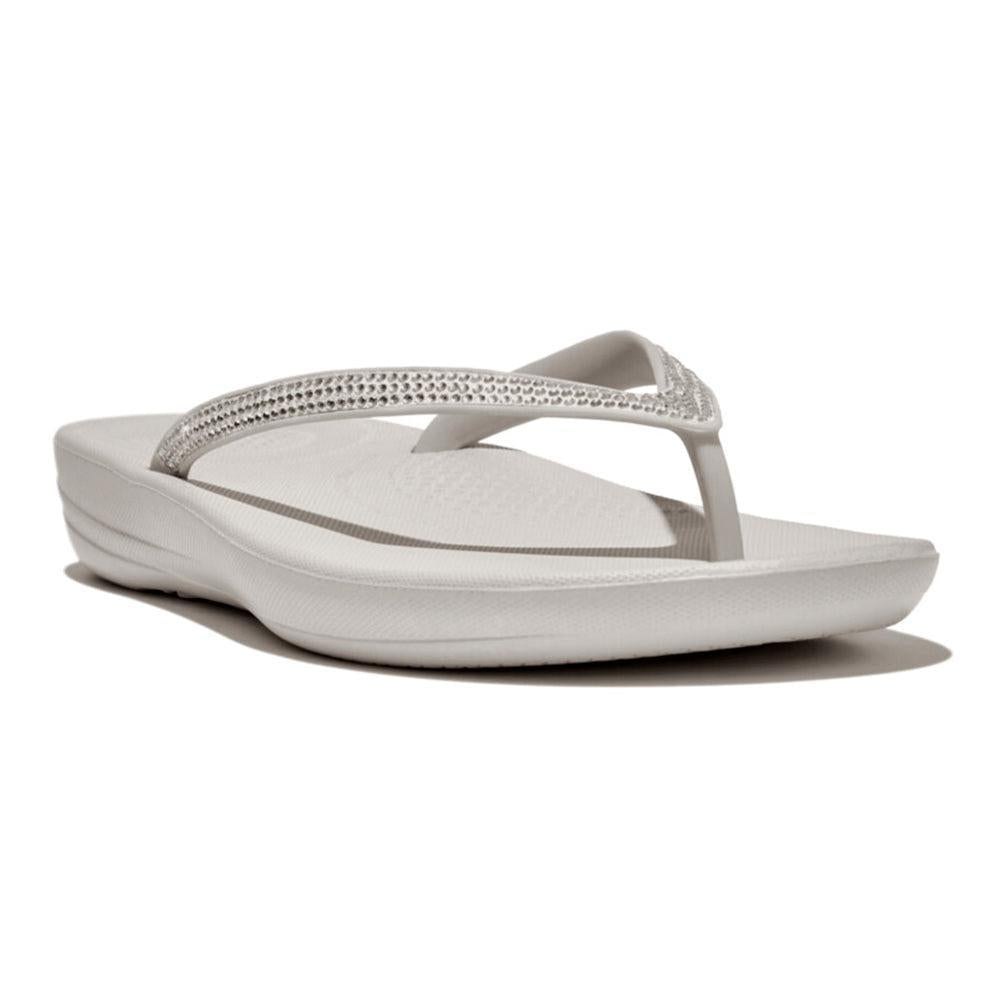 Fitflop Ladies Iquishion Sparkle Sandals In Grey