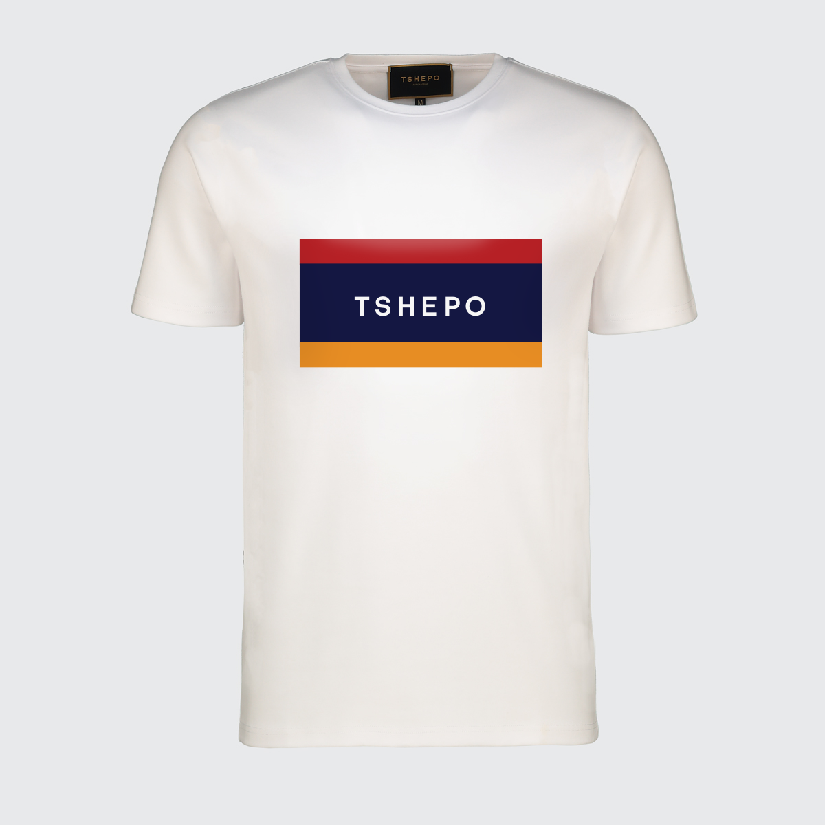 Tshepo Mens Flagship Screen T-Shirt In White
