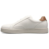 Florsheim Mens Monopoli Elastic Lace To Toe Sneaker In Cream