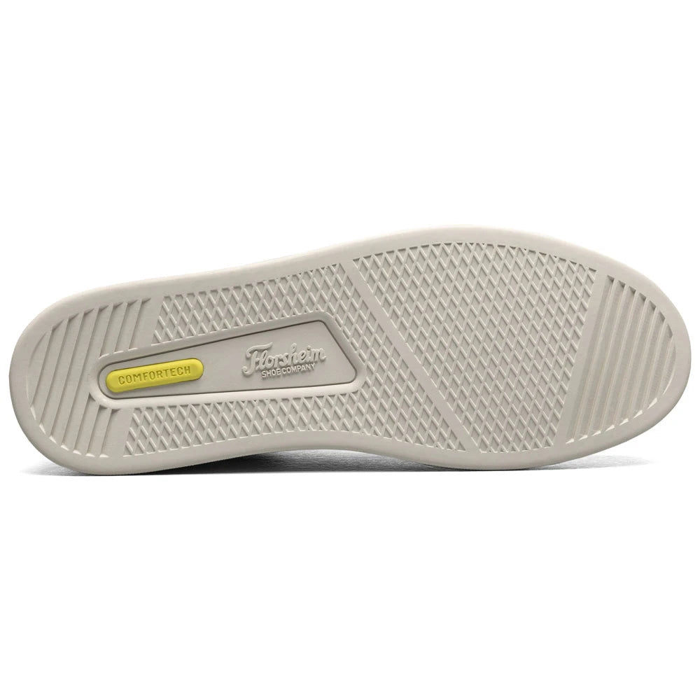Florsheim Mens Monopoli Elastic Lace To Toe Sneaker In Cream