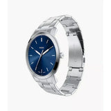 Fossil Mens Minimalist Steel Watch In Silver