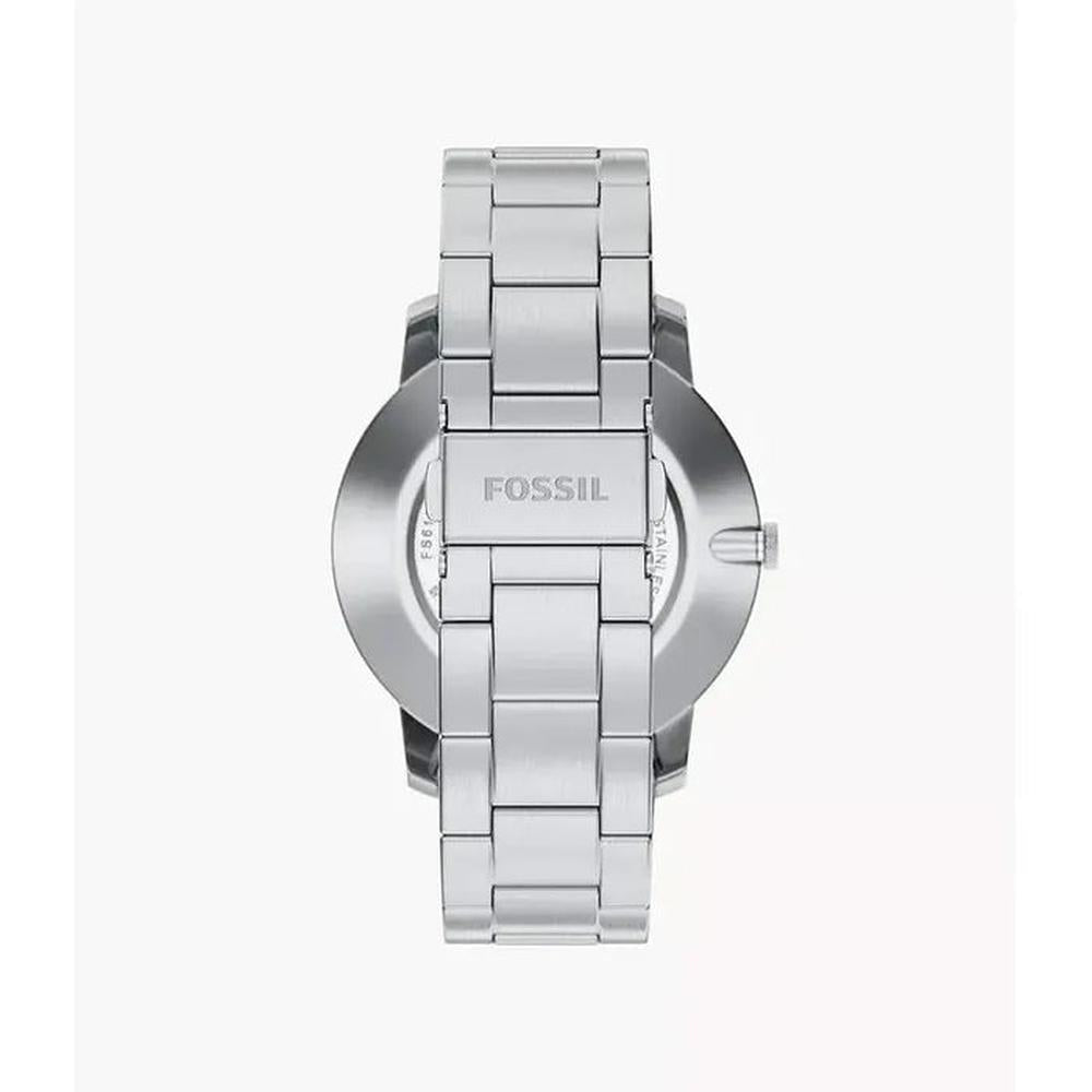 Fossil Mens Minimalist Steel Watch In Silver