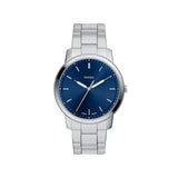 Fossil Mens Minimalist Steel Watch In Silver