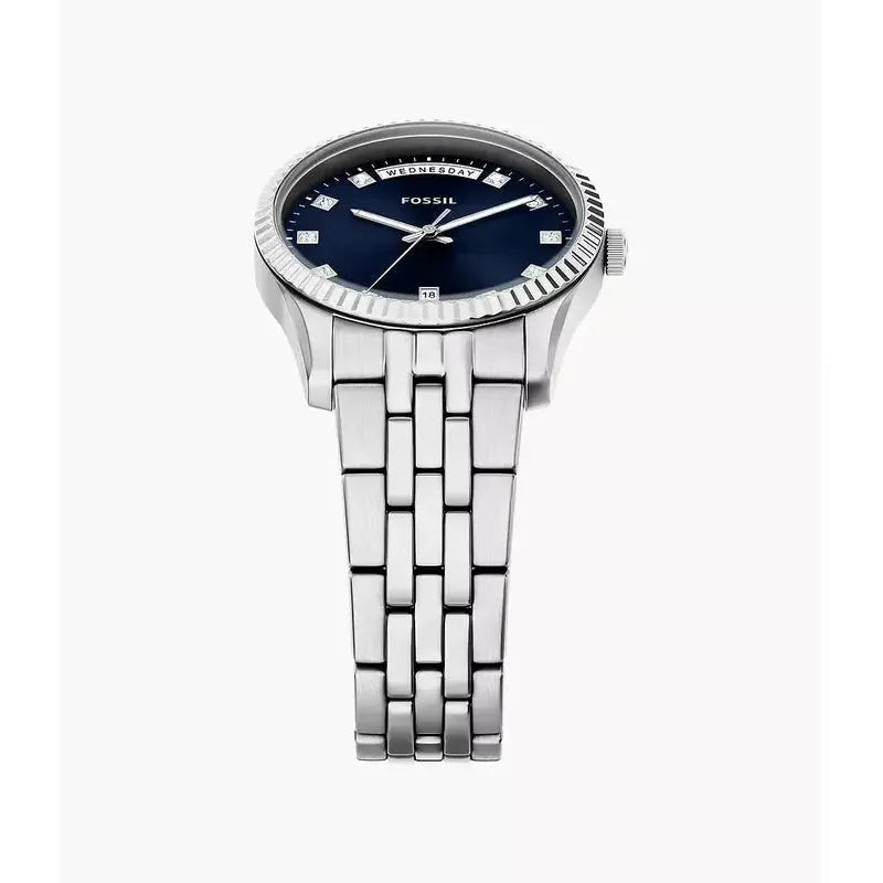 Fossil Ladies Scarlette Watch In Silver