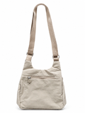 Free Spirit Multi Pocket Cross Body Bag In Sand