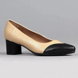Froggie Womens Lea Waxy Heels In Ivory