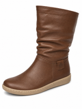Froggie Ladies Lea Natan Nut Boots In Dark Tan