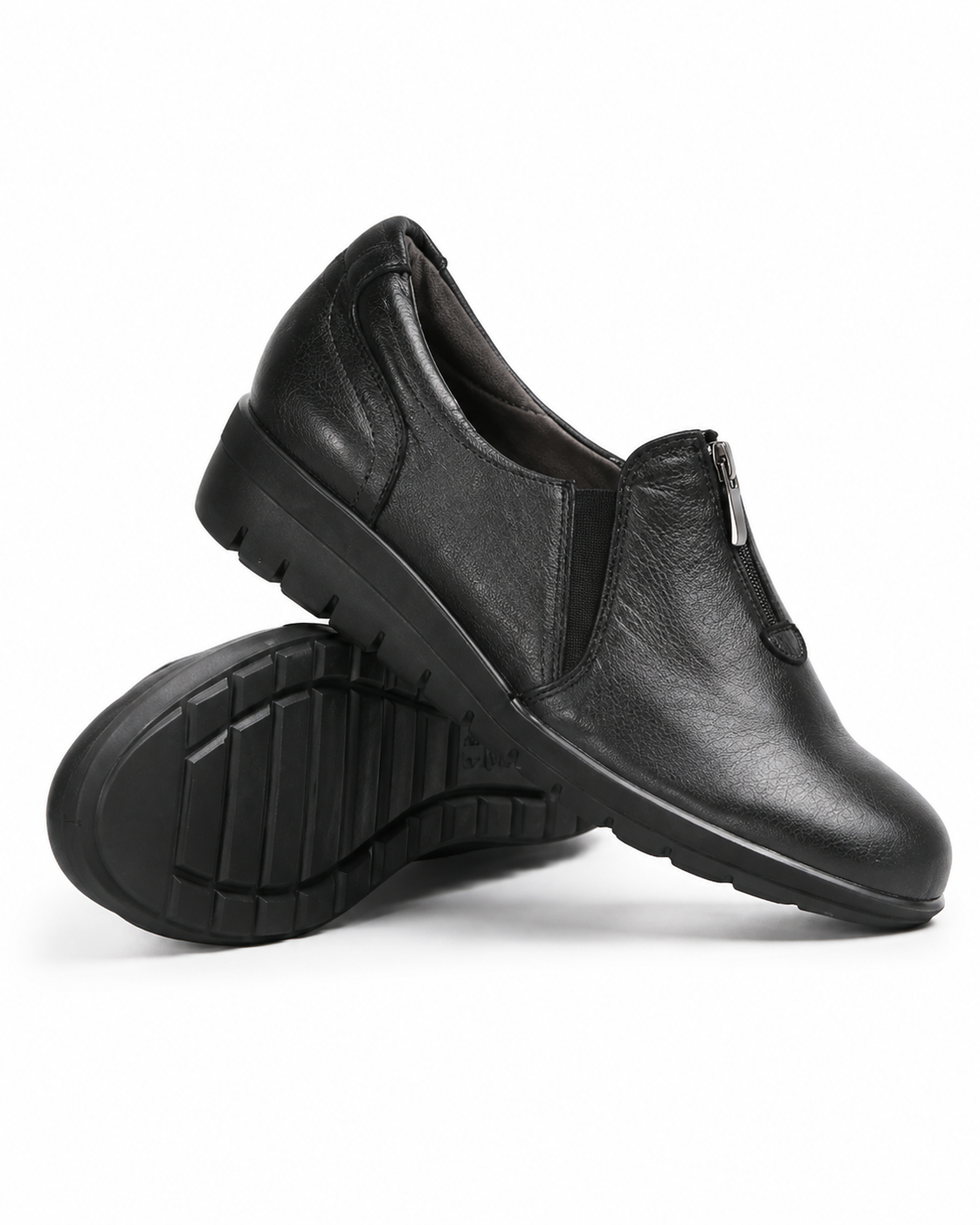 Froggie Womens Lea Waxy Shoe In Black