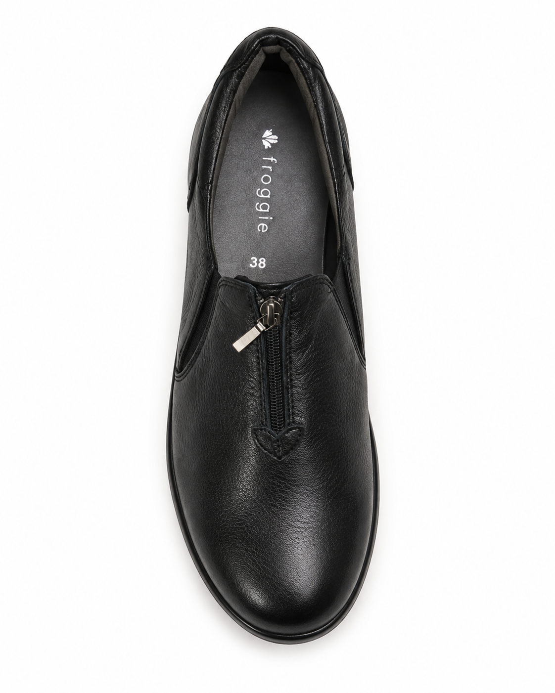 Froggie Womens Lea Waxy Shoe In Black