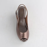 Froggie Ladies Lea Metallic Shoes In Lead Multi
