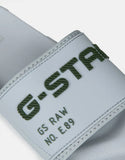 G-Star Raw Mens Slides In Grey Olive